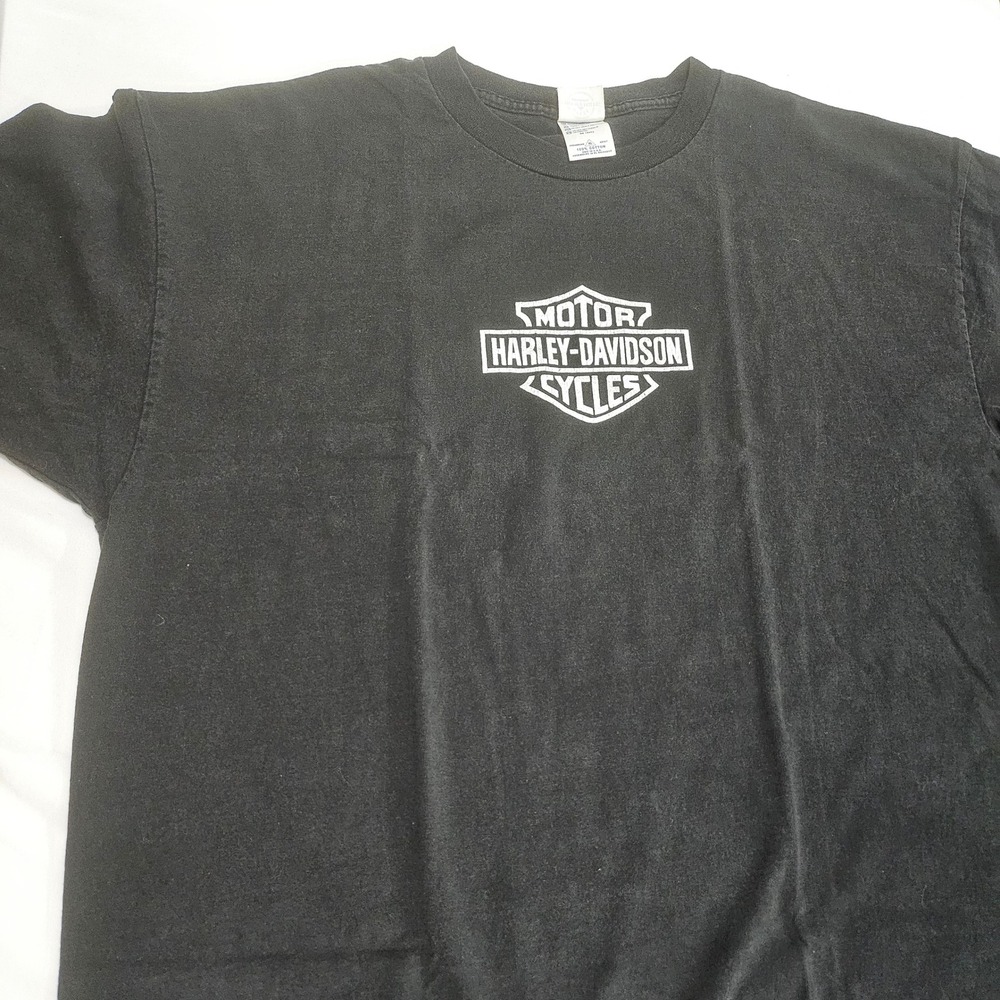 Harley Davidson Live To Ride Motorcycle Graphic T-Shirt Black XL